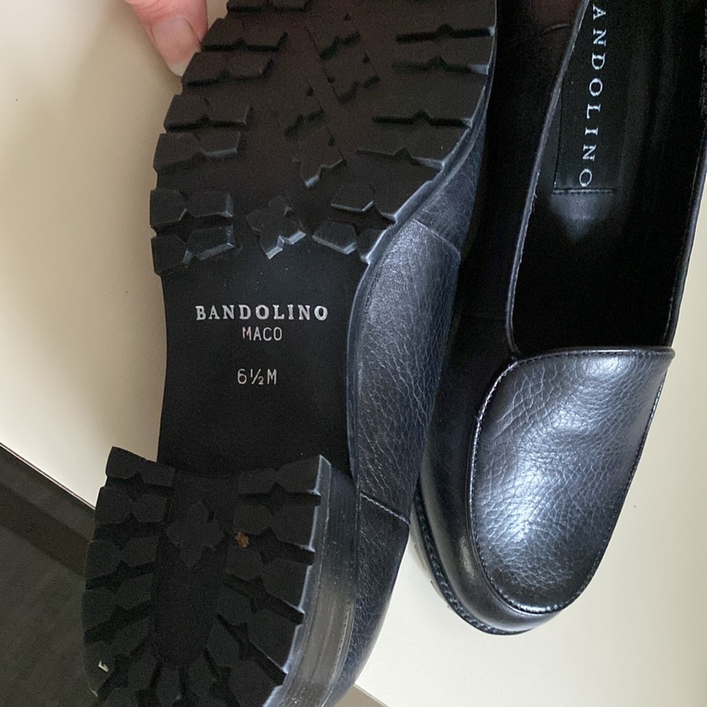 Bandolino Navy Lux Calf Shoes - Picture 9 of 9